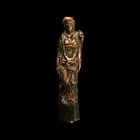 Romano-British Bronze Figural Knife Handle
