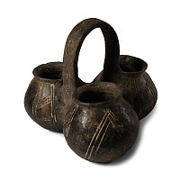 Cypriot Triple Vessel with Handle