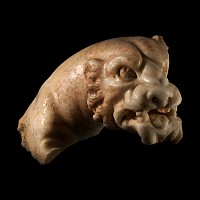 Roman Marble Panther Protome Fragment