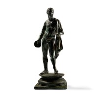 Roman Bronze Statuette of Mercury
