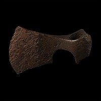 Viking Iron Bearded Axehead
