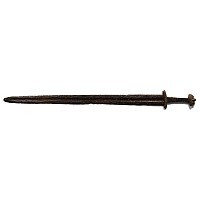 Viking Age Iron Sword with Bronze Hilt