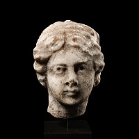 Roman Marble Female Head