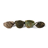 Western Asiatic Silver and Bronze Ring Collection
