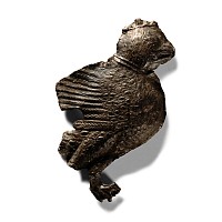 Medieval Pewter 'Popinjay' Pilgrim's Badge