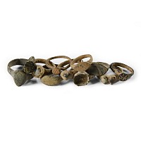 Roman and Byzantine Bronze Ring Group