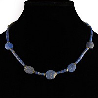 Bactrian Style Lapis Lazuli Bead Necklace