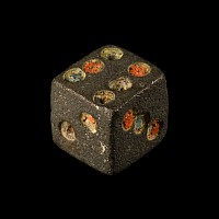 Romano-British Enamelled 'Gloucester' Bronze Gaming Dice