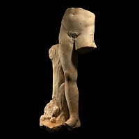 Life-Size Roman Marble Lower Torso