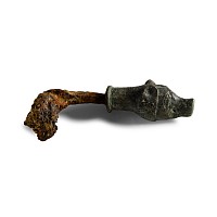 Roman Bronze-Handled Iron Key