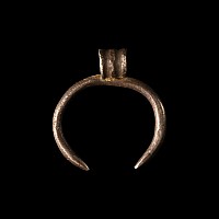 Roman Silver Lunar Pendant