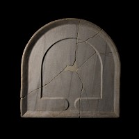 Large Late Roman Sigma-Shaped Marble Offering Table Top