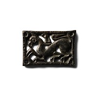 Avar Bronze Openwork Griffin Belt Mount