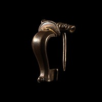 Roman Silver Knee Brooch