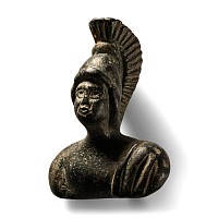 Roman Bronze Bust of Mars Appliqué
