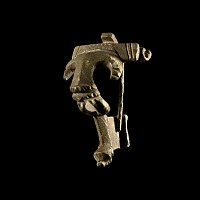 Roman Bronze Bow Brooch