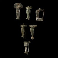 Roman Bronze Knee Brooch Collection