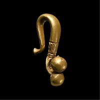 Bronze Age Solid Gold Earring