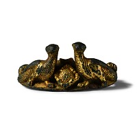 Norman Gilt Bronze Buckle