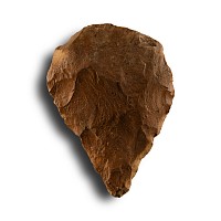 Stone Age 'Dozny' Knapped Lanceolate Chert Handaxe