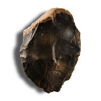 Stone Age 'Bergerac' Knapped Ovate Flint Handaxe