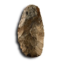 Stone Age 'St Jacques' Knapped Flint Handaxe
