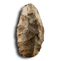 Stone Age 'St Jacques' Knapped Flint Handaxe