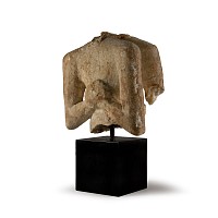Sumerian Stone Janiform Torso