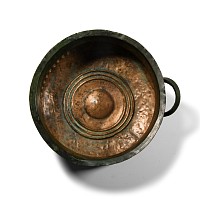 Bronze Age Decorated Bowl with Handle