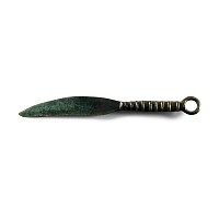 Bronze Age Knife with Ribbed Handle