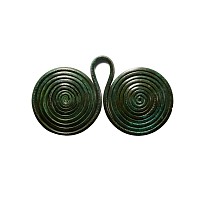 Large Bronze Age Spectacle Pendant