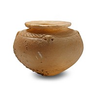 Mesopotamian Decorated Calcite Jar