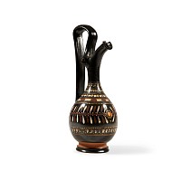 South Italian Gnathian Ware Pottery Oinochoe