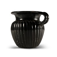 Greek High-Glazed Fluted Cup