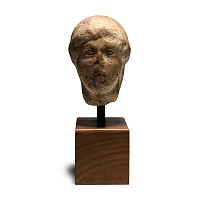 Greek Marble Head of a Kouros