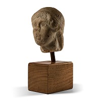 Greek Marble Head of a Kouros