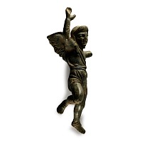 Large Gallo-Roman Bronze Statuette of Cupid