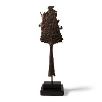 Roman Votive Iron Military Standard with Faunus and Sol Invictus