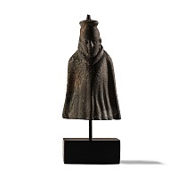 Roman Bronze Grotesque Figure with Paenula