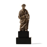 Roman Style Silver Statuette of a Magistrate