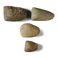 Stone Age Sahara Speckled Stone Axehead Group