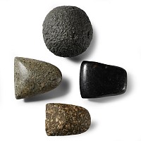 Stone Age Sahara Speckled Stone Axehead and Hammerstone Group