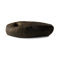Large Stone Age Pierced Boat-Shaped Axehead