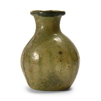 Late Roman Green Glass Vessel