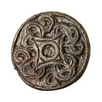 Anglo-Scandinavian Viking Bronze Borre Knot Disc Brooch