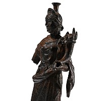 Roman Bronze Statuette of Isis Fortuna