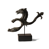 Roman Bronze Hippocampus and Dolphin Statuette