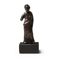 Italic Bronze Statuette of a Woman