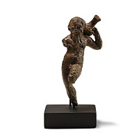 Roman Bronze Drunken Silenus Statuette