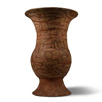 Ban Chiang Period Painted Tall Vase
